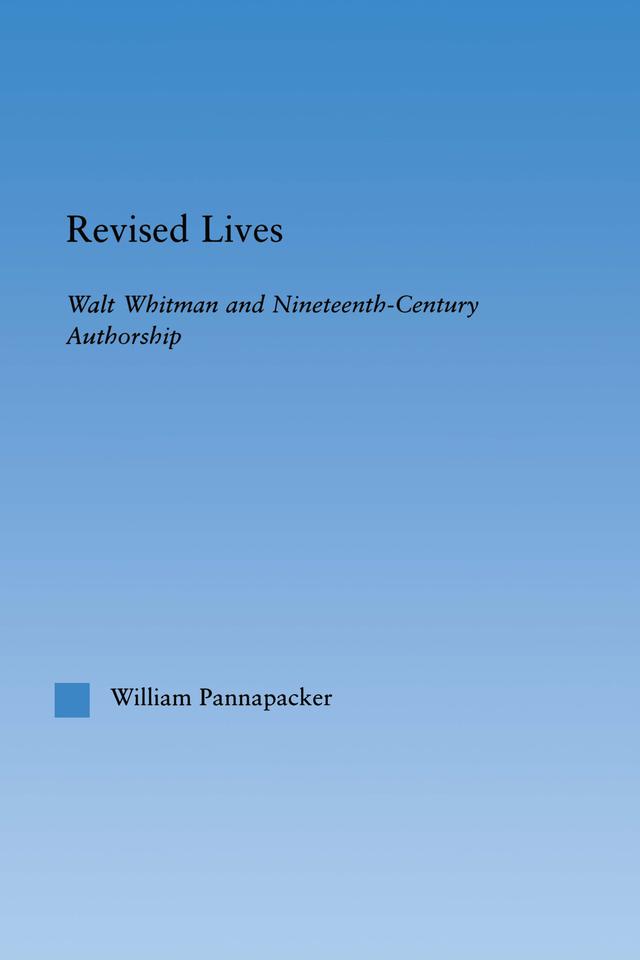 Revised Lives by William Pannapacker