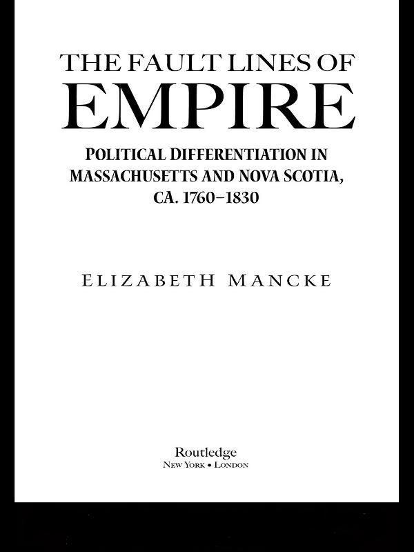 The Fault Lines of Empire by Elizabeth Mancke