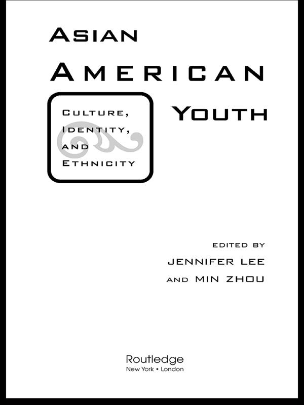 Asian American Youth by Jennifer Lee, Min Zhou