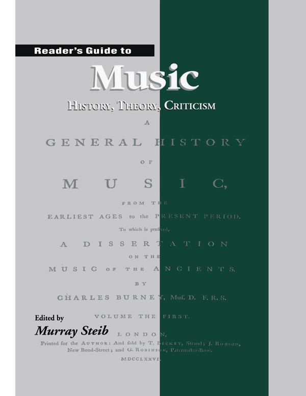 Reader's Guide to Music by Murray Steib