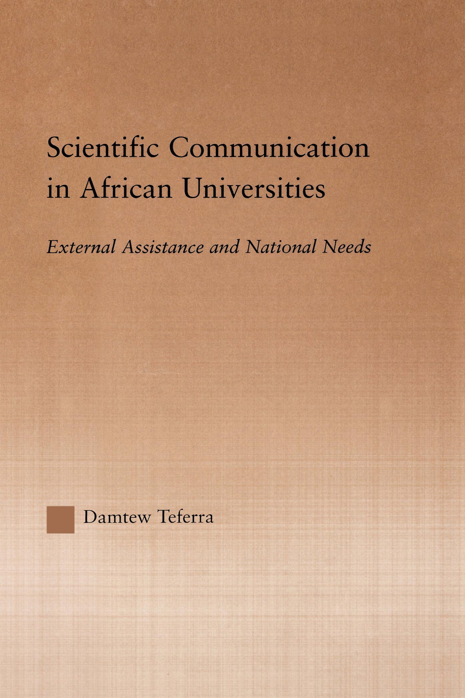 Scientific Communication in African Universities