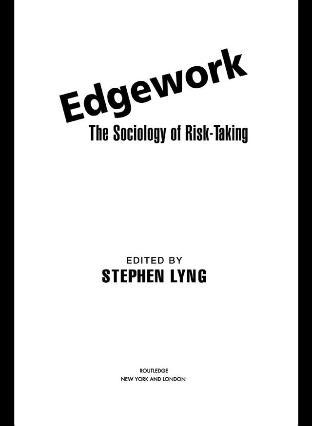 Edgework by Stephen Lyng
