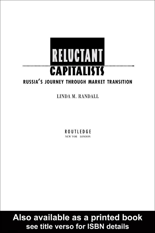 Reluctant Capitalists by Linda M. Randall