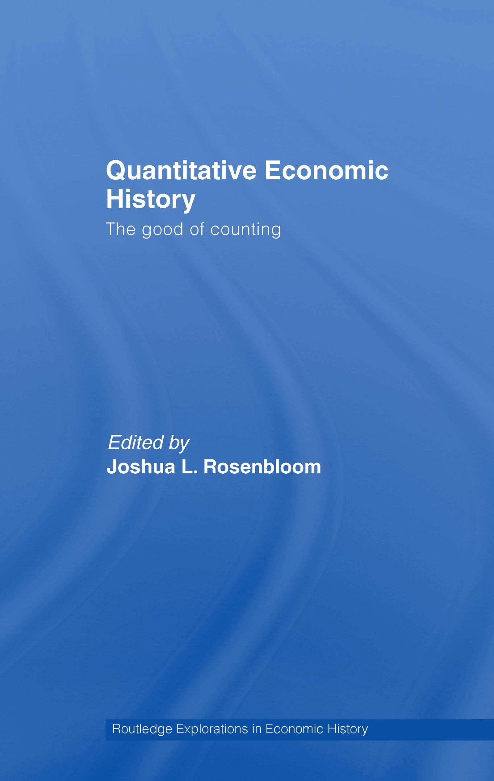 Quantitative Economic History
