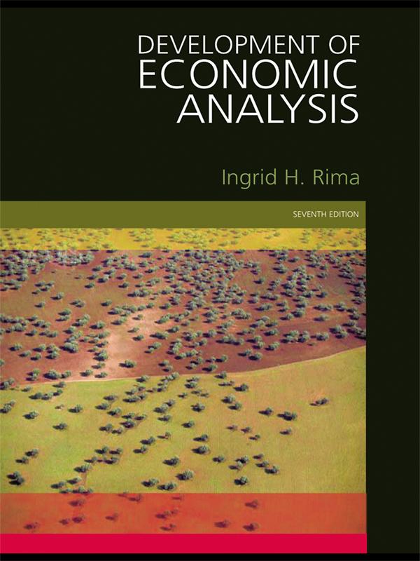 Development of Economic Analysis by Ingrid H. Rima