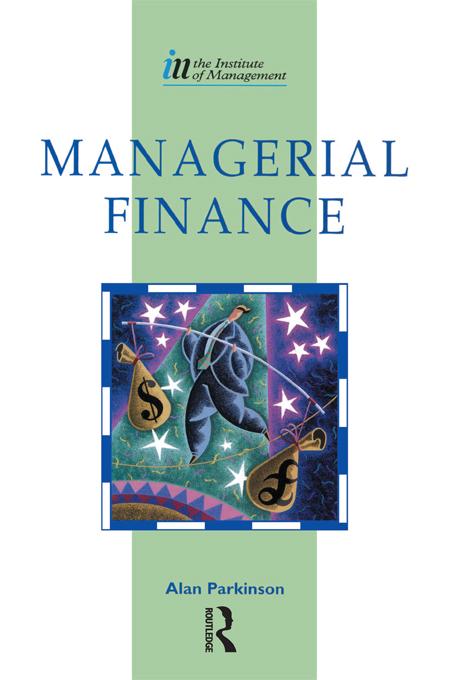 Managerial Finance by Alan Parkinson