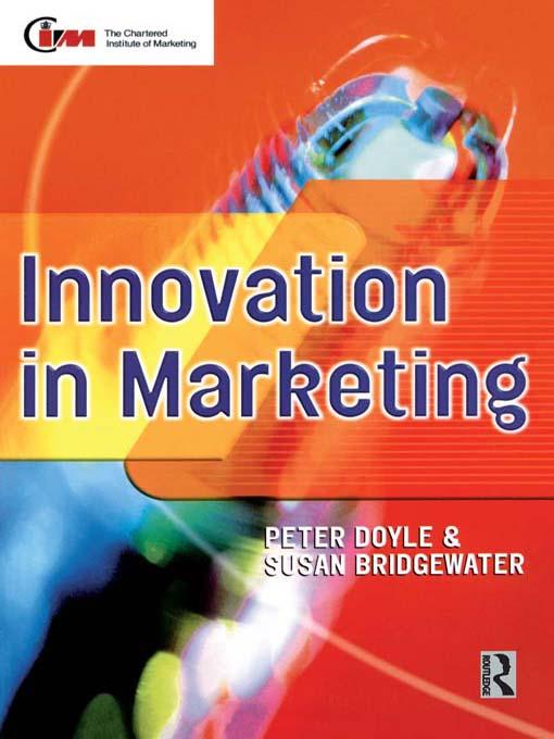 Innovation in Marketing by Peter Doyle, Susan Bridgewater