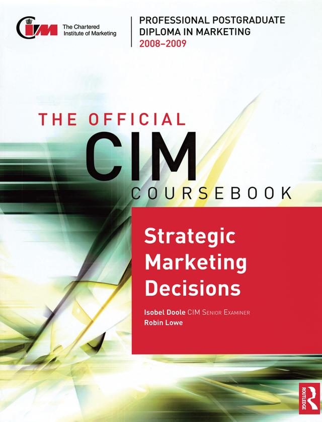 The Official CIM Coursebook by Isobel Doole, Robin Lowe