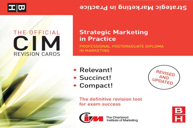 CIM Revision Cards Strategic Marketing in Practice by Karen Beamish