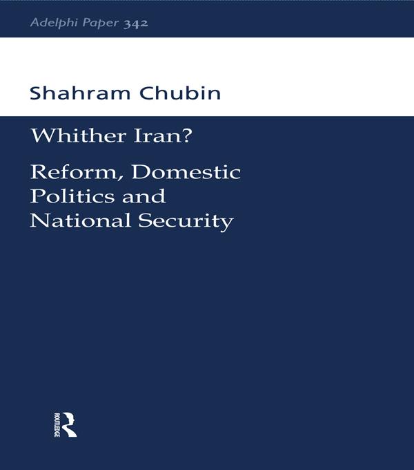Wither Iran? by Shahram Chubin