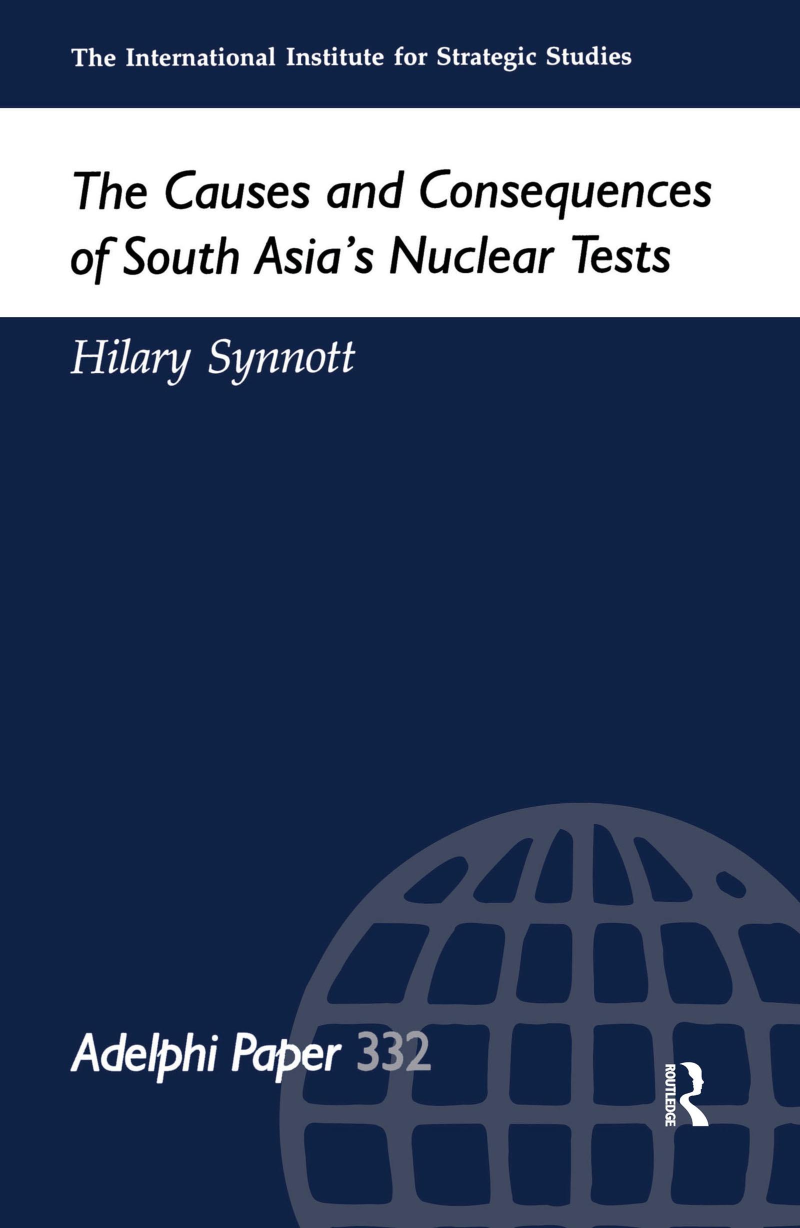The Causes and Consequences of South Asia's Nuclear Tests