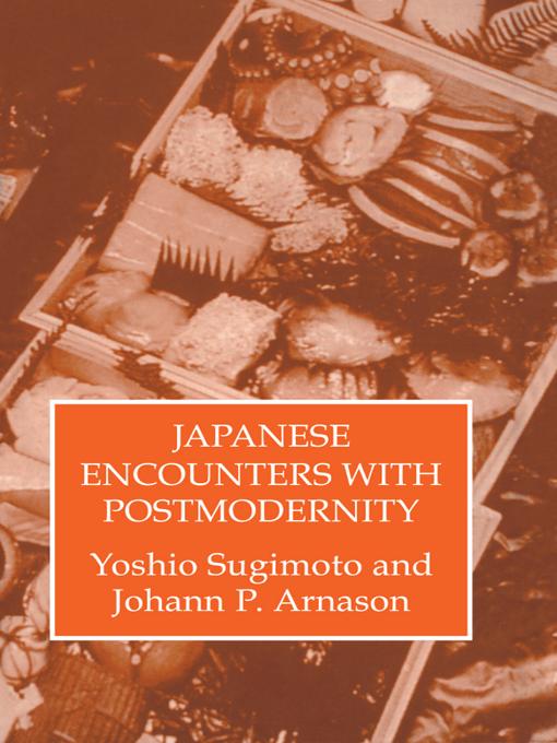 Japenese Encounters With Postmod by ohann P. Arnason, Yoshio Sugimoto