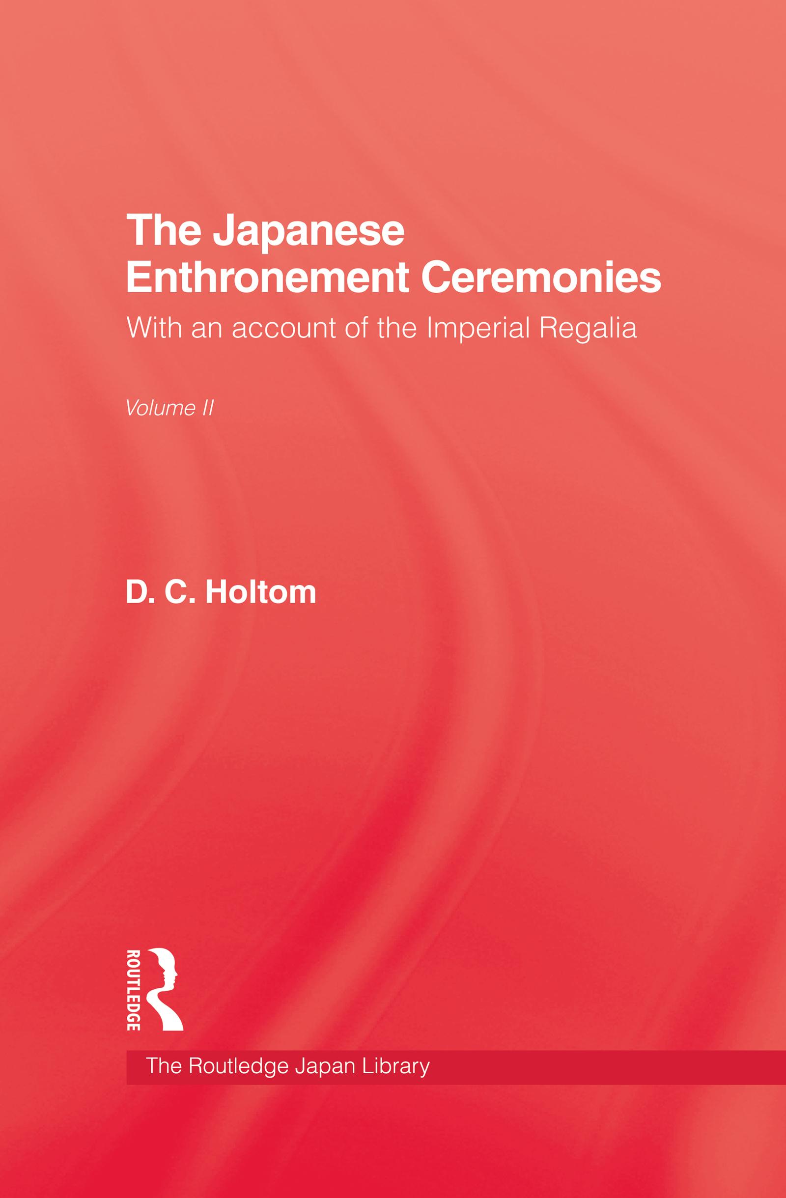 Japanese Enthronement Ceremonies