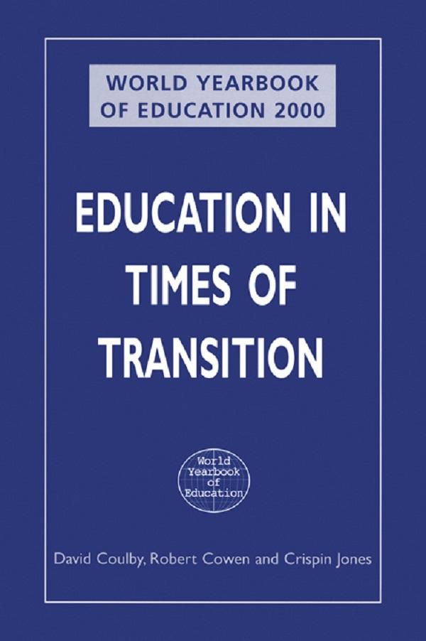 World Yearbook of Education 2000 by Crispin Jones, David Coulby, Robert Cowen