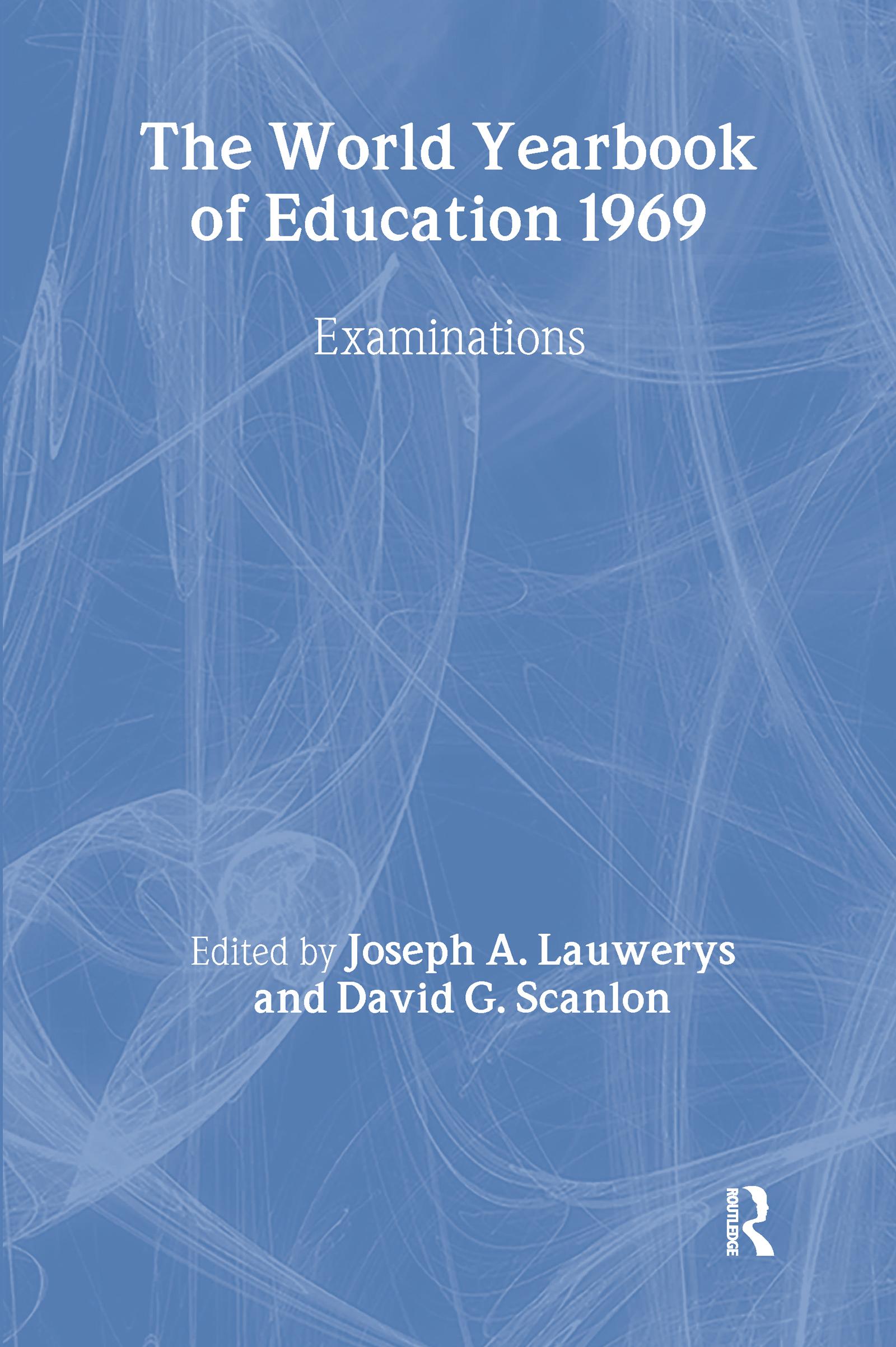 World Yearbook of Education 1969