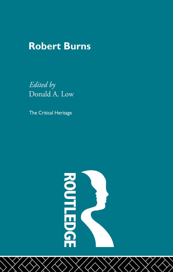 Robert Burns by Donald A. Low