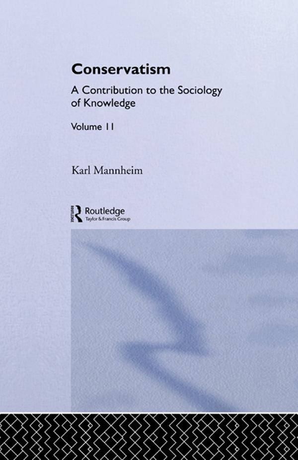 Conservatism by Karl Mannheim