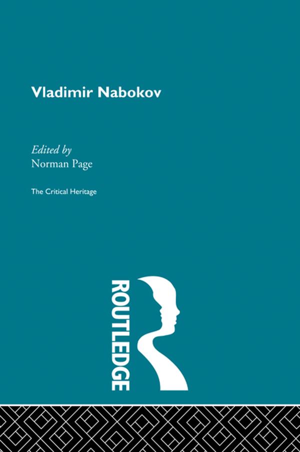 Vladimir Nabokov by Norman Page, Professor Norman Page