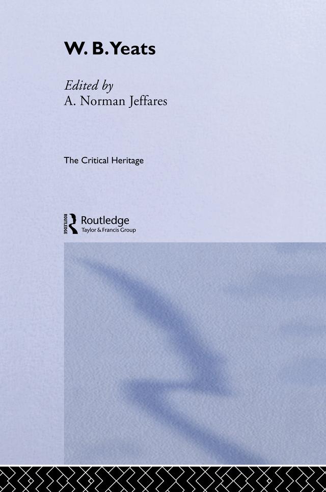 W.B. Yeats by Norman A. Jeffares