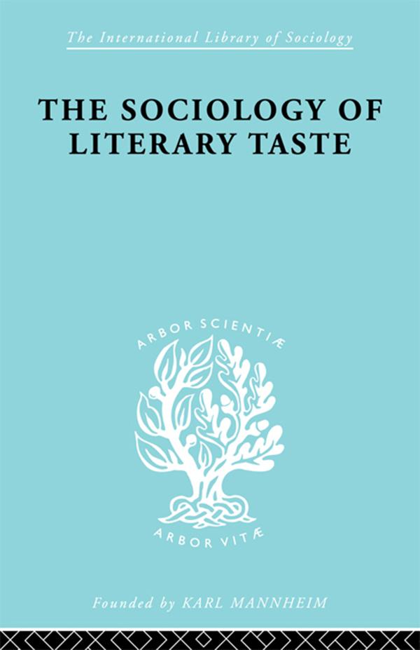 Sociology Lit Taste Ils 90