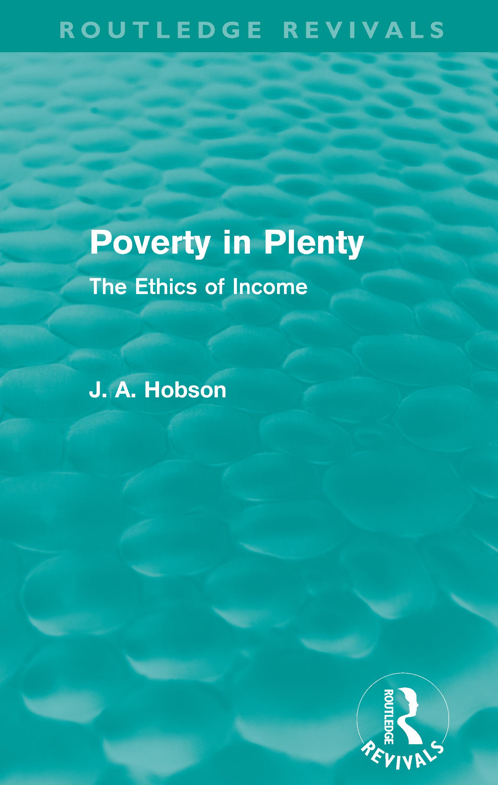 Poverty in Plenty (Routledge Revivals)