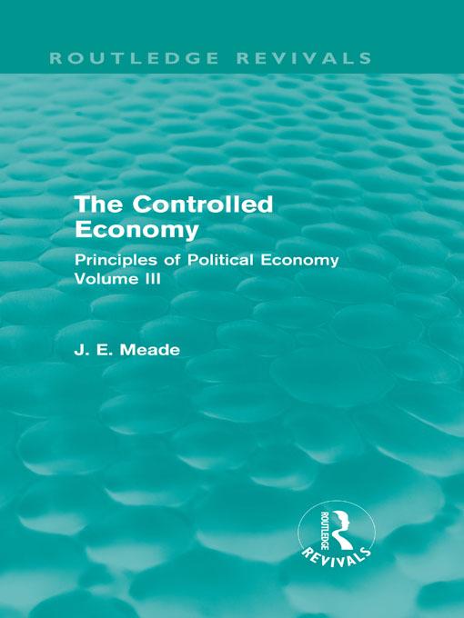 The Controlled Economy (Routledge Revivals)