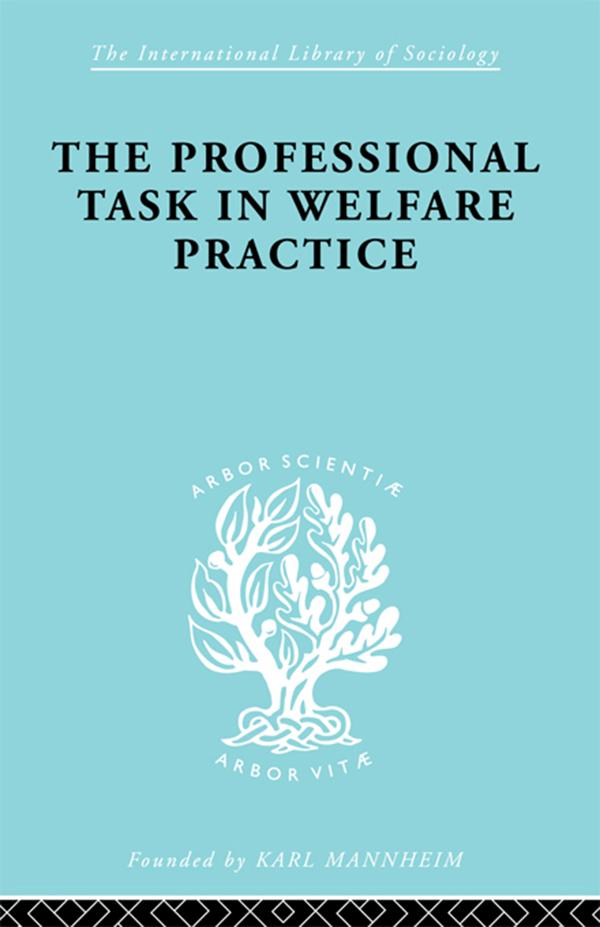 The Professional Task in Welfare Practice by Peter Nokes