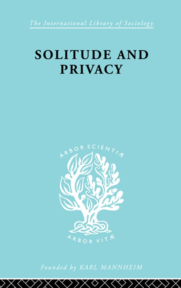 Solitude and Privacy