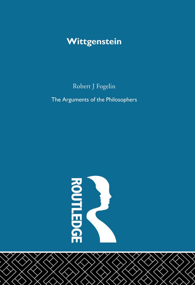 Wittgenstein-Arg Philosophers by Robert Fogelin