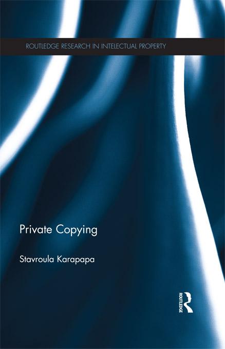 Private Copying by Stavroula Karapapa