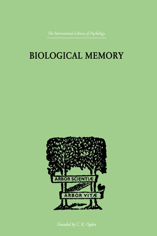 Biological Memory by Eugenio Rignano