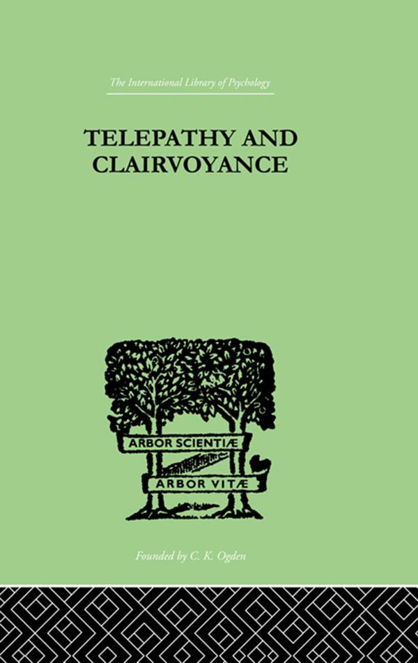Telepathy and Clairvoyance by Rudolf Tischner