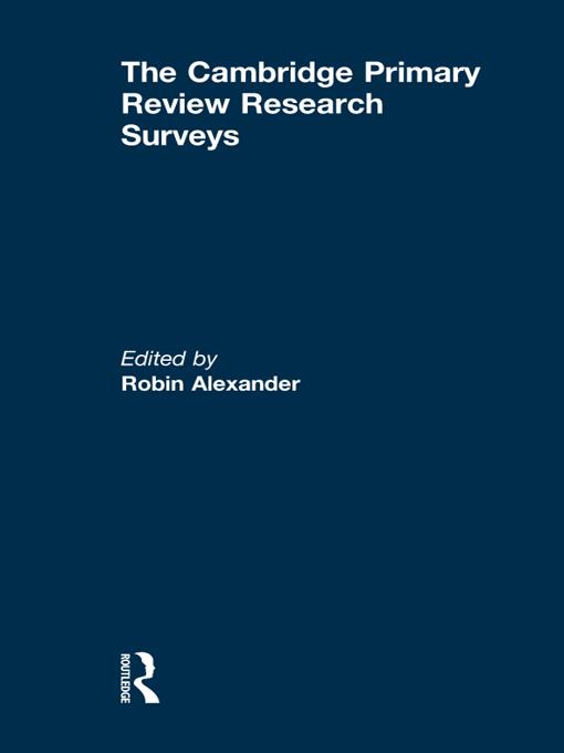 The Cambridge Primary Review Research Surveys by Christine Doddington, John Gray, Linda Hargreaves, Robin Alexander, Ruth Kershner