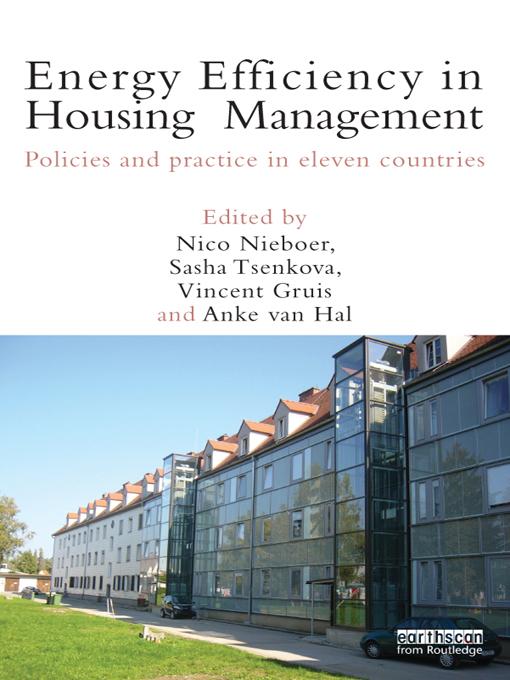 Energy Efficiency in Housing Management by Anke van Hal, Nico Nieboer, Sasha Tsenkova, Vincent Gruis