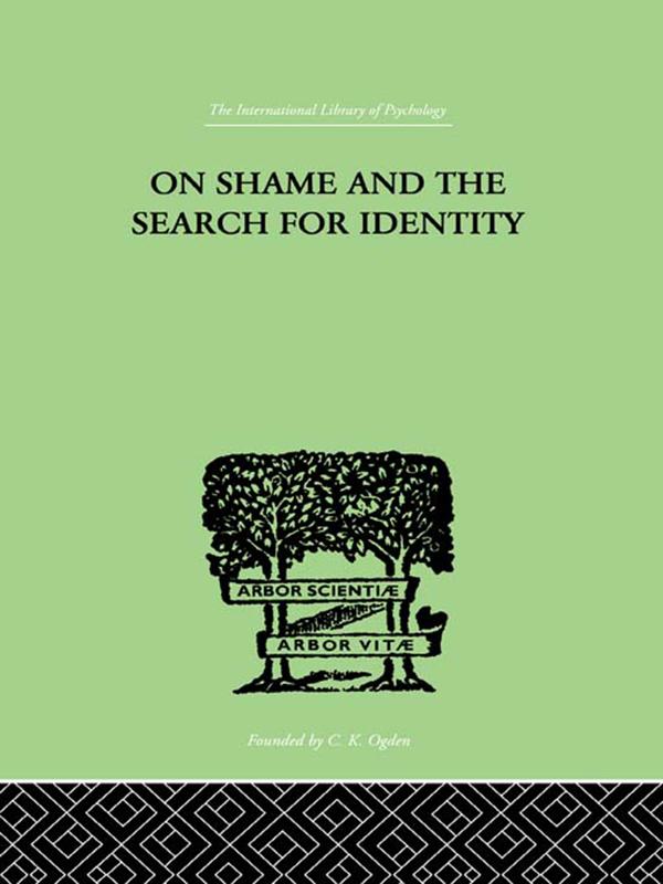 On Shame And The Search For Identity by Helen Merrell Lynd