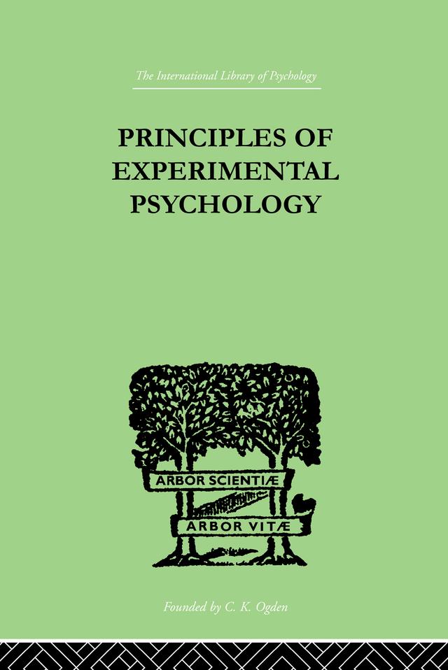 Principles Of Experimental Psychology by Henri Pieron