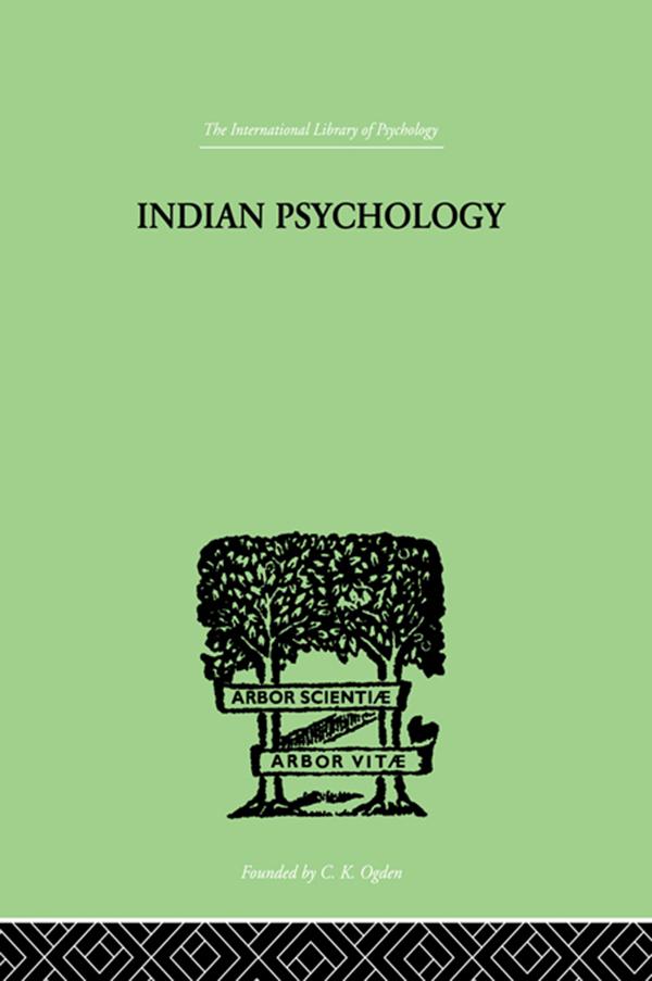 Indian Psychology Perception by Jadunath Sinha