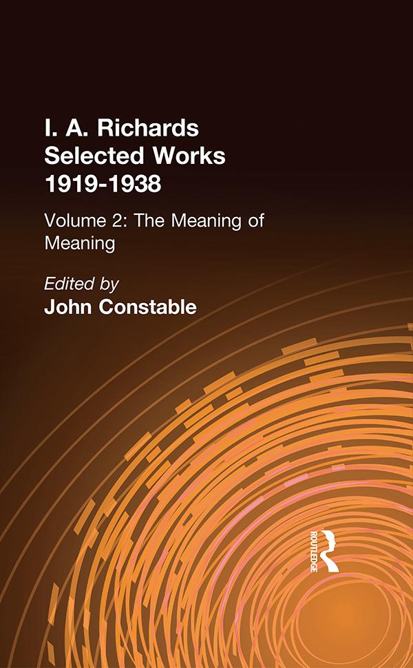Meaning Of Meaning V 2 by John Constable