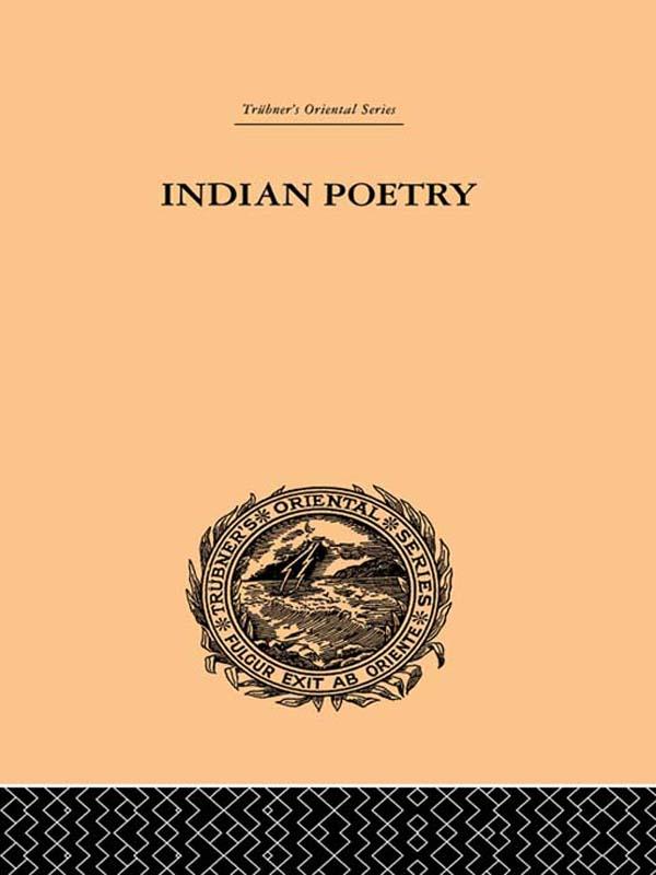 Indian Poetry by Edward Arnold