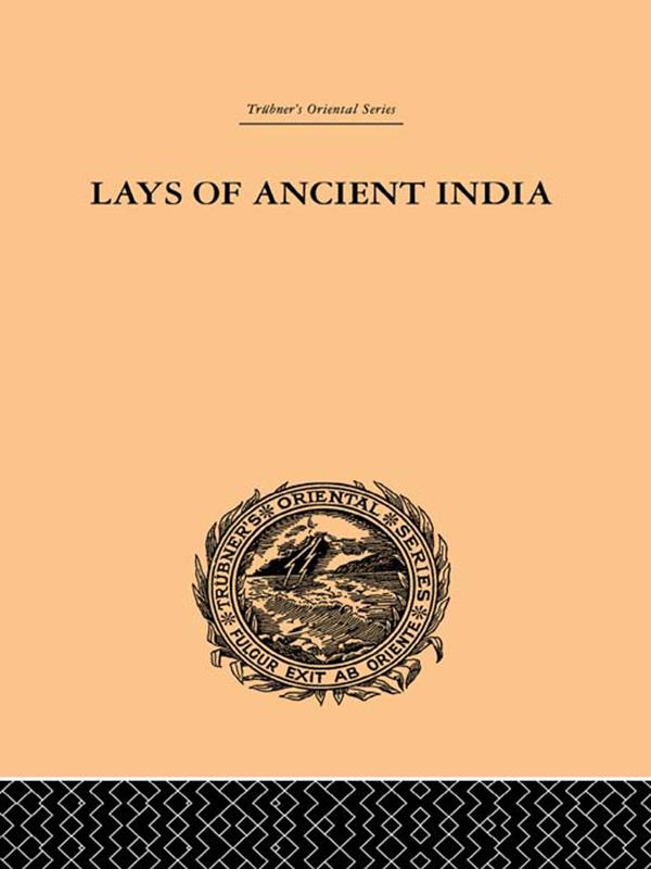 Lays of Ancient India by Romesh Chunder Dutt