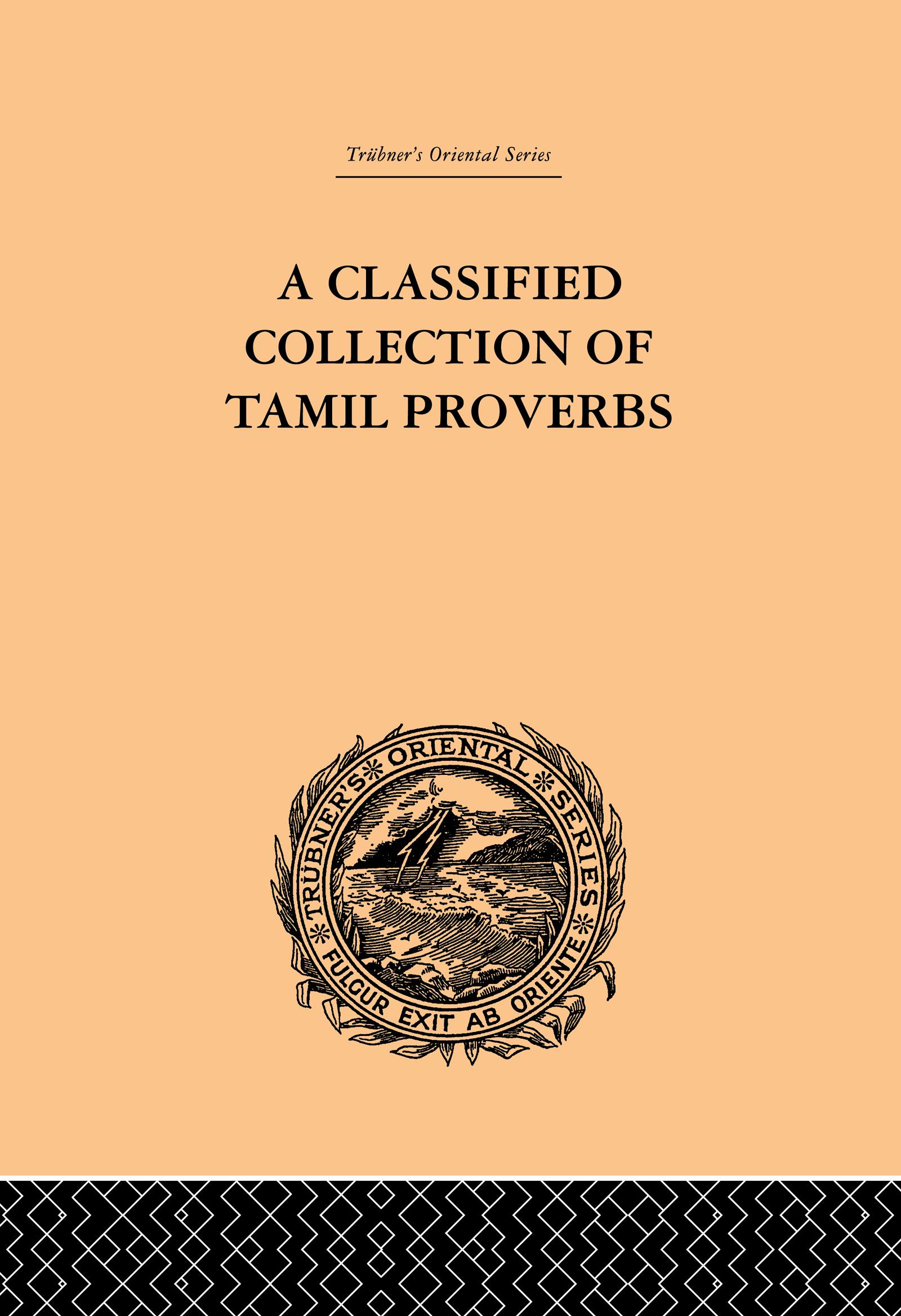 A Classical Collection of Tamil Proverbs