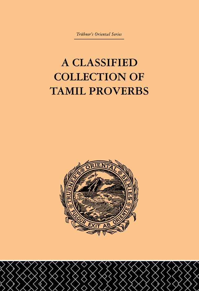 A Classical Collection of Tamil Proverbs by Herman Jensen