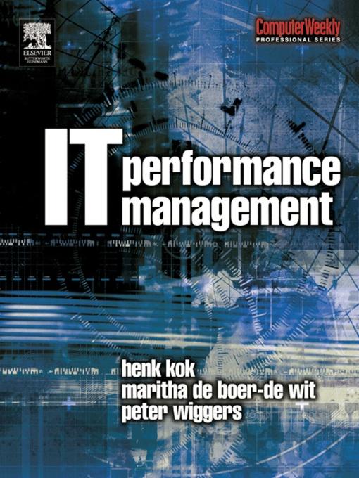 IT Performance Management by Henk Kok, Maritha de Boer-de Wit, Peter Wiggers