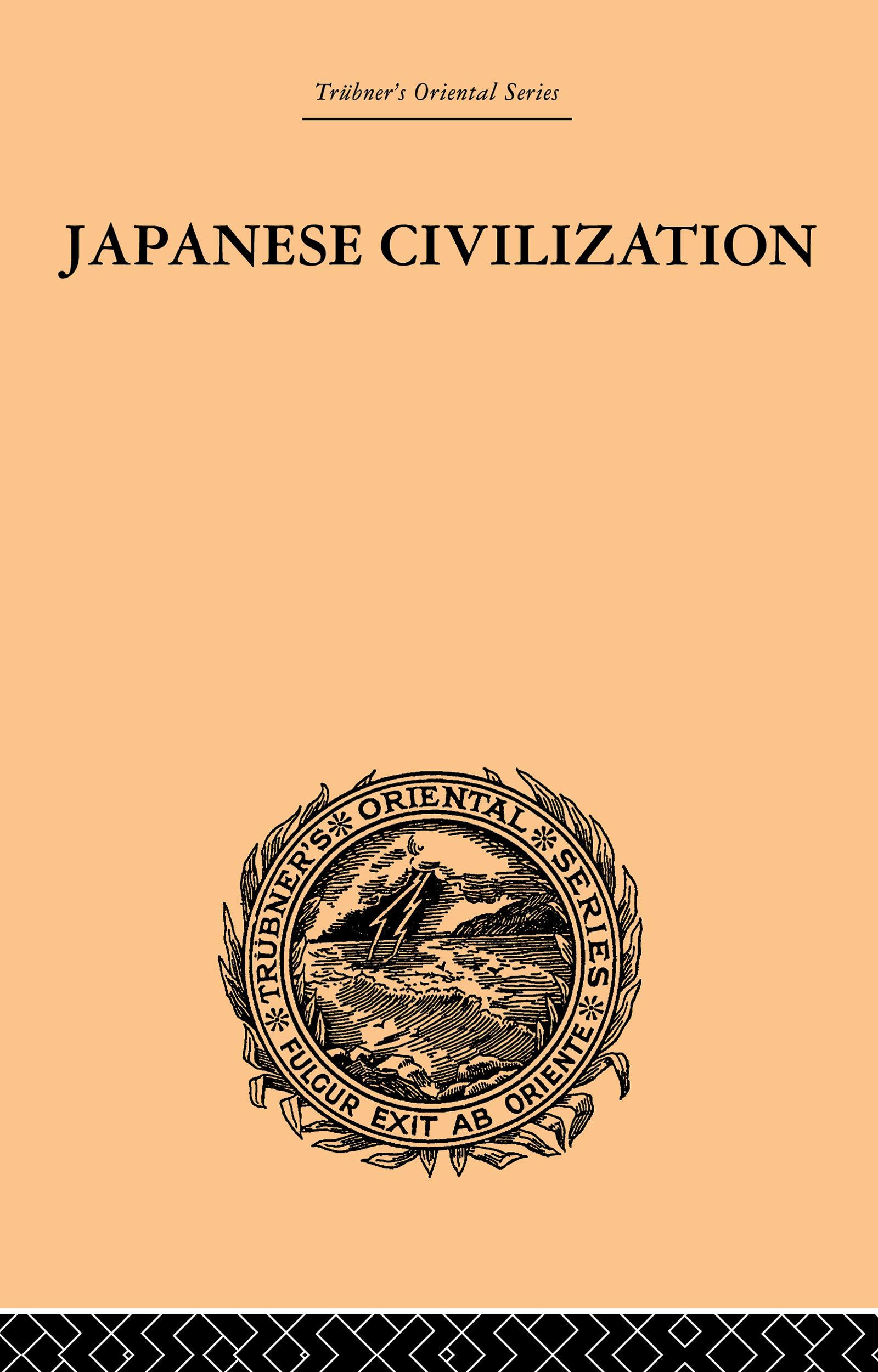 Japanese Civilization, its Significance and Realization