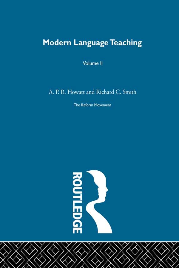 Early Years of Reform by Anthony P R Howatt