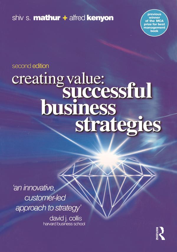 Creating Value by Alfred Kenyon, Shiv Mathur, Shiv Sahai Mathur