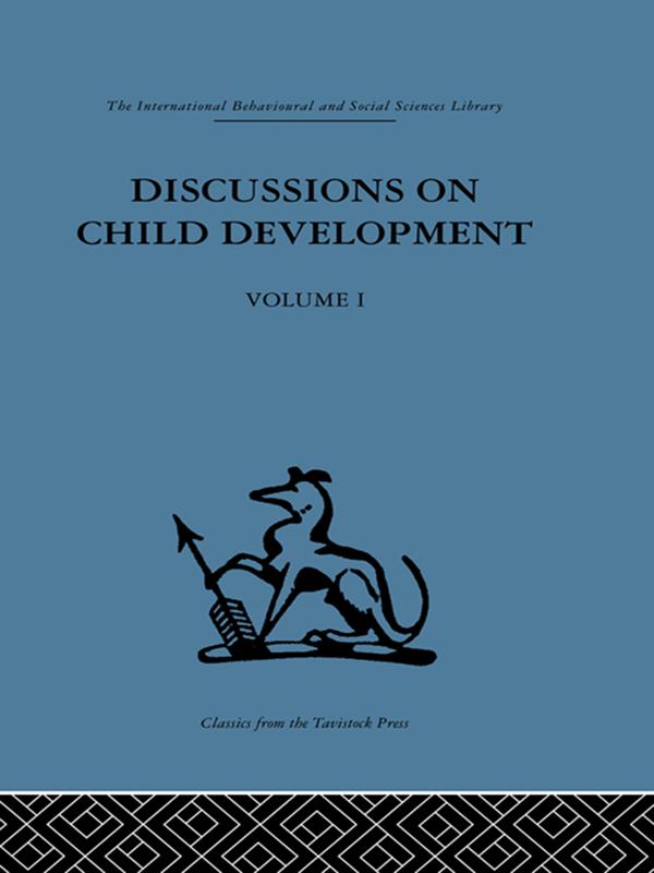 Discussions on Child Development by Barbel Inhelder, J. M. Tanner