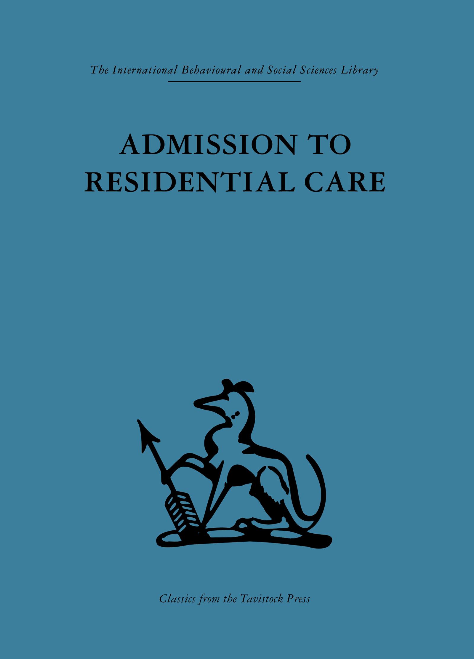 Admission to Residential Care