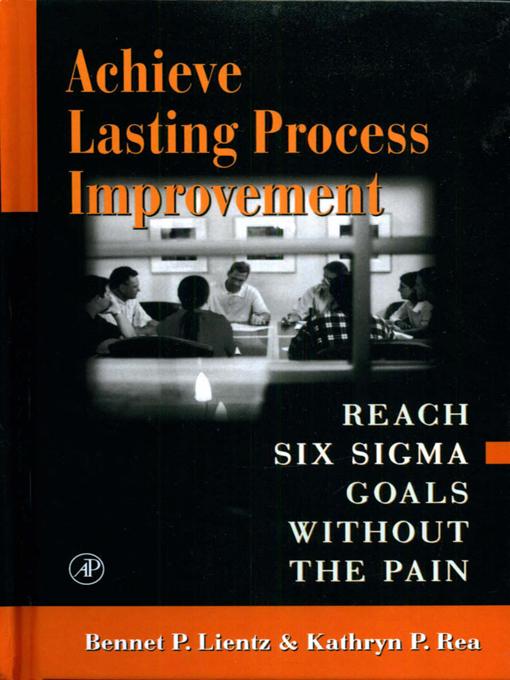Achieve Lasting Process Improvement by Bennet Lientz, Kathryn Rea