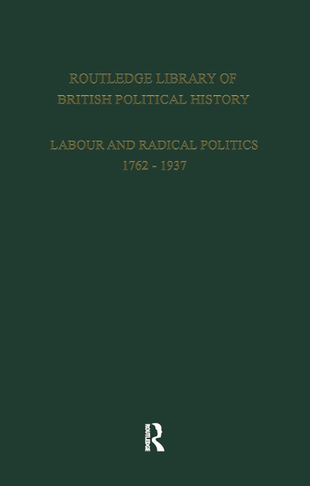 Routledge Library of British Political History by S. Maccoby